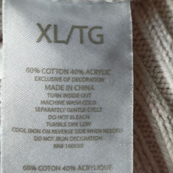 Kansas City Chiefs Sweater Chunky Script Pullover Size XL - Picture 6 of 7